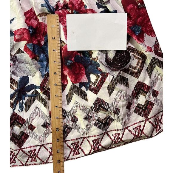 Magnolia Boutique Off The Shoulder Lined Floral Ruffle Hem Maxi Dress Small - Picture 3 of 8